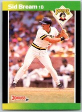 ⚾ 1989 Donruss Baseball's Best #89 Sid Bream Pittsburgh Pirates