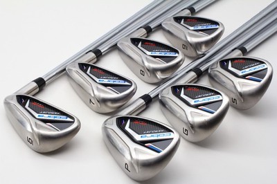 7Pcs Cobra AEROJET ONE LENGTH Irons 6-7-8-9-PW-GW-SW Stiff Flex