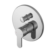 Balterley Pride Round Concealed Manual Shower Valve with Diverter 2 Outlets - Ch