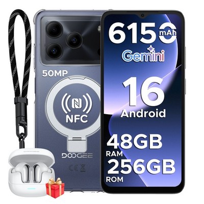DOOGEE Note 56 Plus Android 16 Smartphone Ohne Vertrag 48GB+256GB 6,56'' Handy AI