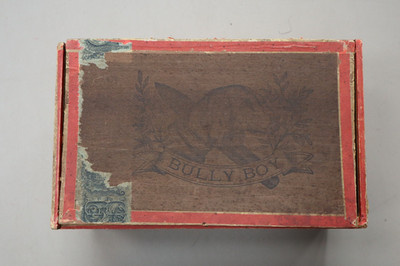 Antique Wood Cigar Box Bully Boy Concha Regalia Factory #1212 1st District PA