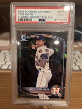 2025 Bowman Sapphire Bcp48  Cam Smith Prospect Black 810