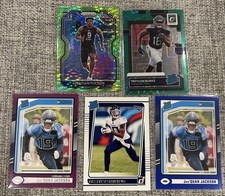 2020 Panini Prizm Green Pulsar Kristian Fulton - Tennessee Titans Rookie Lot