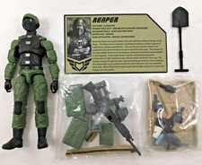 REAPER  Gray Vanguard Driver  VALAVERSE ACTION FORCE 1 12 GI JOE 6  FIGURE GREEN