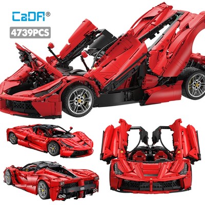 Cada 4739PCS Racing Car Hypercar Model Building Blocks Sportscar Toys Kids Gifts
