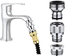 Kitchen Sink Faucet Quick Connector, Sink Faucet to Garden Hose Adapter, Dishwas