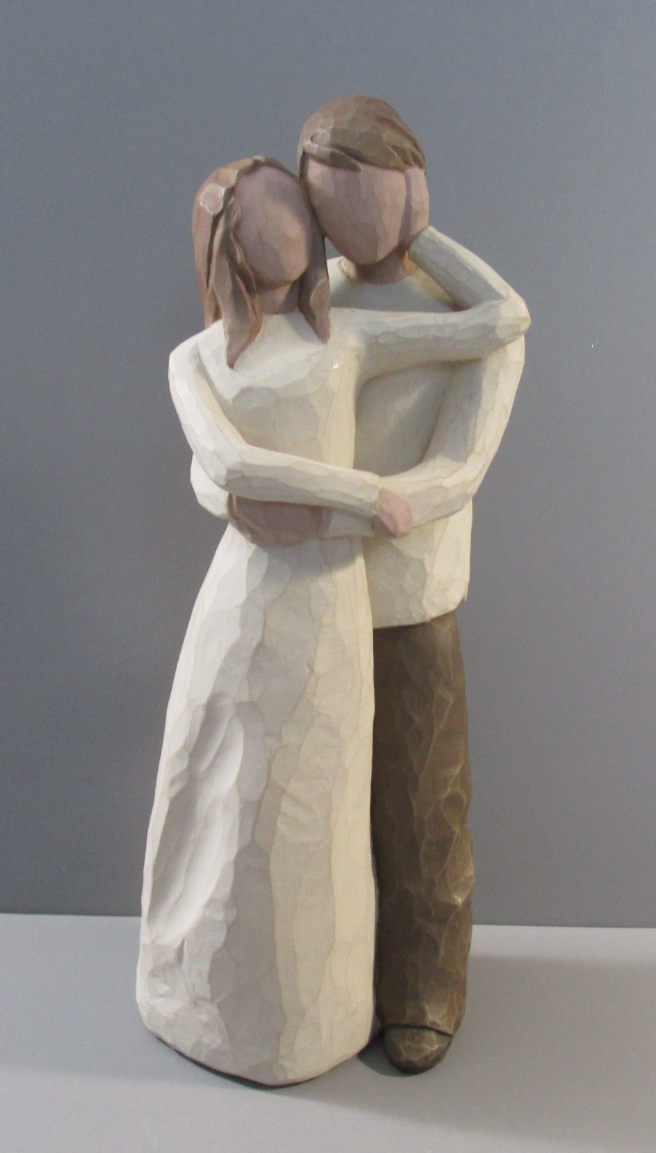 Demdaco Willow Tree Together Embracing Couple Figurine 26032