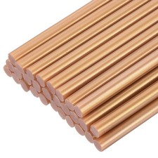 30pcs Mini Hot Glue Gun Sticks 4" x 0.28" for Glue Gun Metallic Gold 0.33 per stick