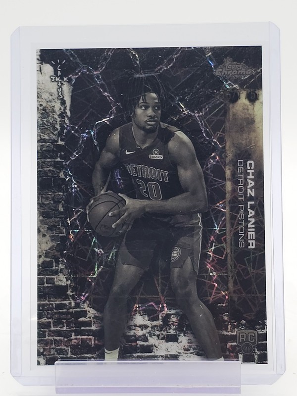 CHAZ LANIER 2025-26 TOPPS CHROME CACTUS JACK ROOKIE LASER /75 #98 Q3701