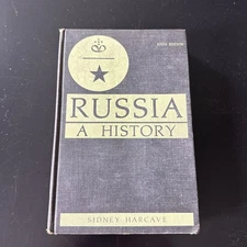 Russia A History Sidney Harcave HC 1968 6th Edition 
