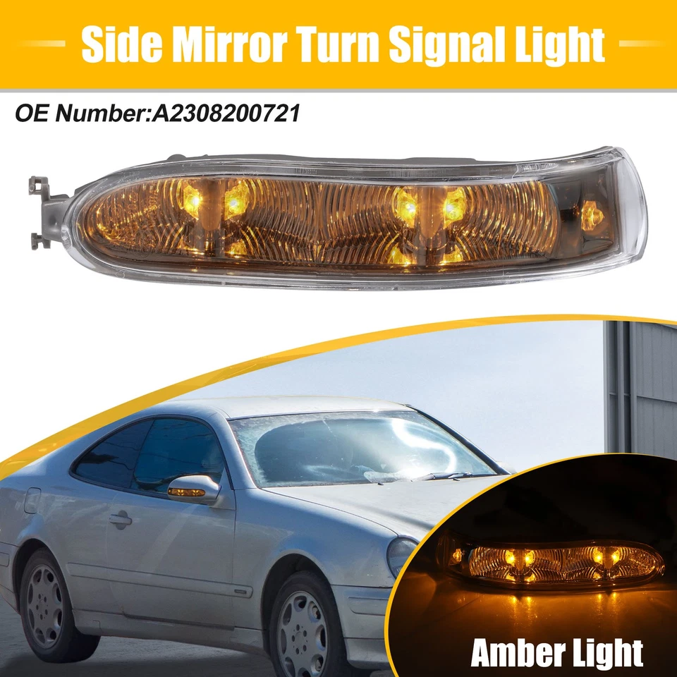 Car LED Left Side Mirror Turn Signal Light for Mercedes-Benz CLK320 CLK350 - Image 2 of 4