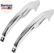Pair Rear Bumper Guards Compatible With 1965 Chevrolet Bel Airbiscayneimpala S