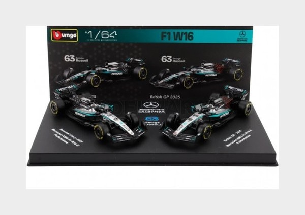 Burago 18-58020-63 Mercedes GP Set F1 2X W16 Team AMG Petronas Motorsport N 63-image