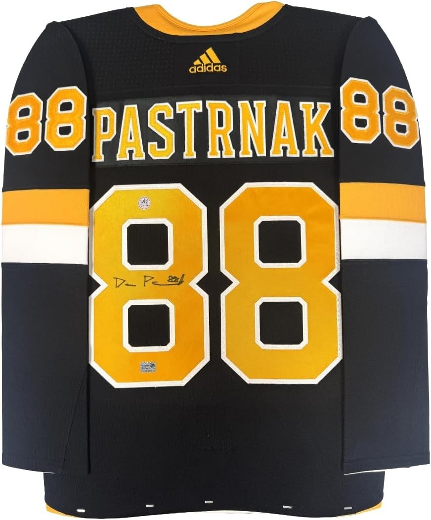 David Pastrnak Autographed Signed Boston Bruins Jersey Memorabilia COA 