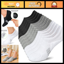 Women's No Show Socks, Anti-Slip, Cushioned, Breathable, 5-10 Pairs, Comfort Fit