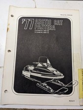 Arctic Cat Snowmobile Parts Manual Book List 1977 Pantera Fa Fc 109 110 Arctic Cat Snowmobile Parts Manual Book List 1977 Pantera Fa Fc 109 110