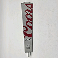 Coors Light Beer Tap Rocky Mountain High Aluminum Handle 3 Sided Engraved Label