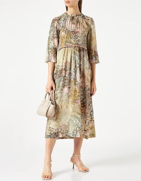 Women Cinque Dress Beige Viscose S