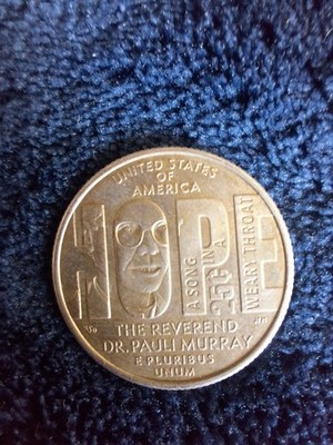 2024P Rare ERROR Reverend Dr. Pauli Murray Quarter reads  In COD We Trust 