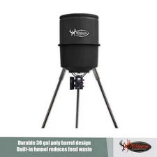 Wild Game Innovations 225 lb 30 Gallon Hunting Deer Game Feeder w Digital Timer
