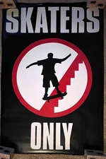 ROLLED  Skaters Only  2004 Poster 24x36