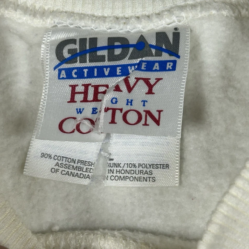 White vintage 90s crewneck sweatshirt Aloha Surf Co. Hawaii Large Mens 0072 - Image 4 of 4