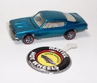 HOT WHEELS Mattel Vintage Redline 1968 CUSTOM BARRACUDA Aqua USA - VERY GOOD