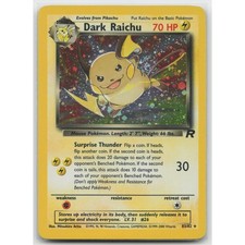 Dark Raichu Unlimited Holo Team Rocket 83/82 Secret Rare MP Pokemon on eBay