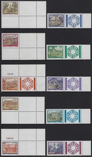 Österreich aus Michelnummer 1768 2030 mit Leerfeldern / Allongen postfrisch