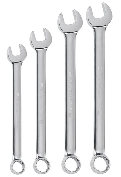 Kraftwerk 3558 Ring-MaulschlüSsel-Satz 24-32Mm 4-Teilig Voll Poliert-image
