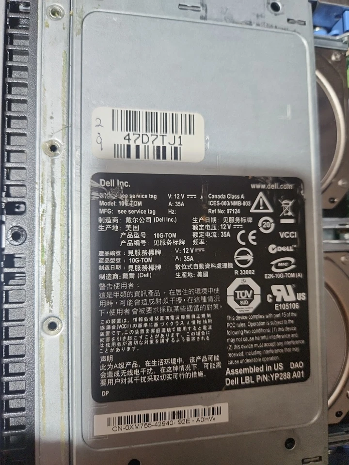 PowerEdge M600 Blade Server 2x INTEL XEON E5450 3GHZ 12M /2x147gb - Image 2 of 4