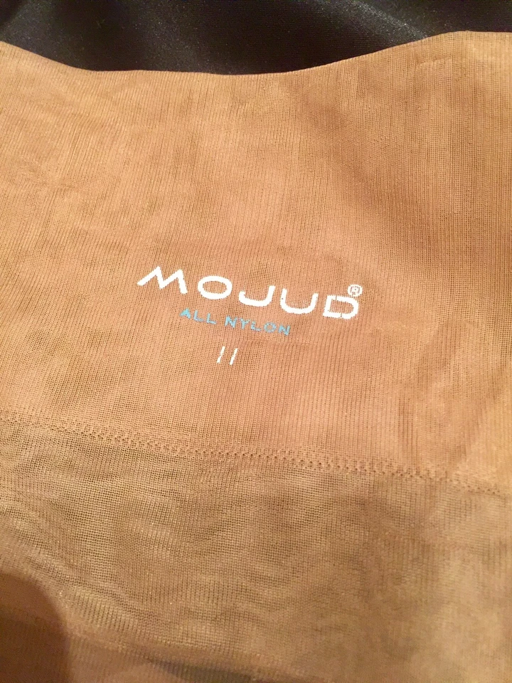 MOJUD Butterfly Echte Nylonstrümpfe von 1950, Gr.II, hellbraun, Schmetterlinge - Bild 3 von 4