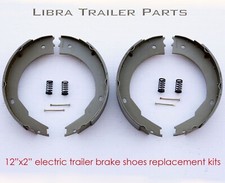 12 Electric Trailer Brake Shoes Replacement Kits 2 Pairs - 2102921042 12 Electric Trailer Brake Shoes Replacement Kits 2 Pairs - 2102921042