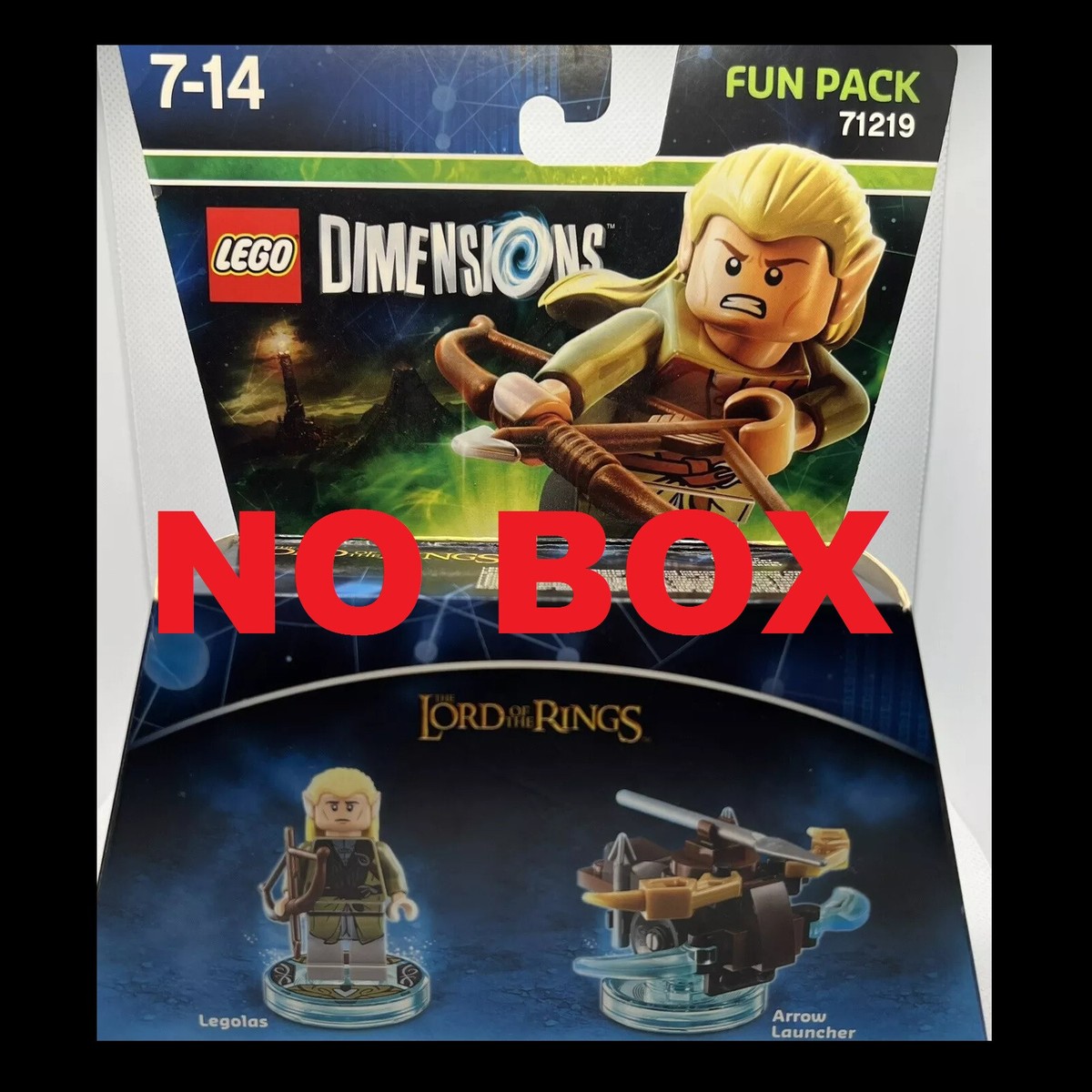 Lego Dimensions Lord Of The Rings Legolas Fun Pack 71219 NO BOX