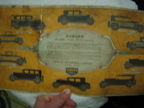 AUBURN AUTOMOBILE Co. Original 1926 Dealership Fold-Out COLOR Ad 66 & 88 20"x9" - Picture 11 of 17