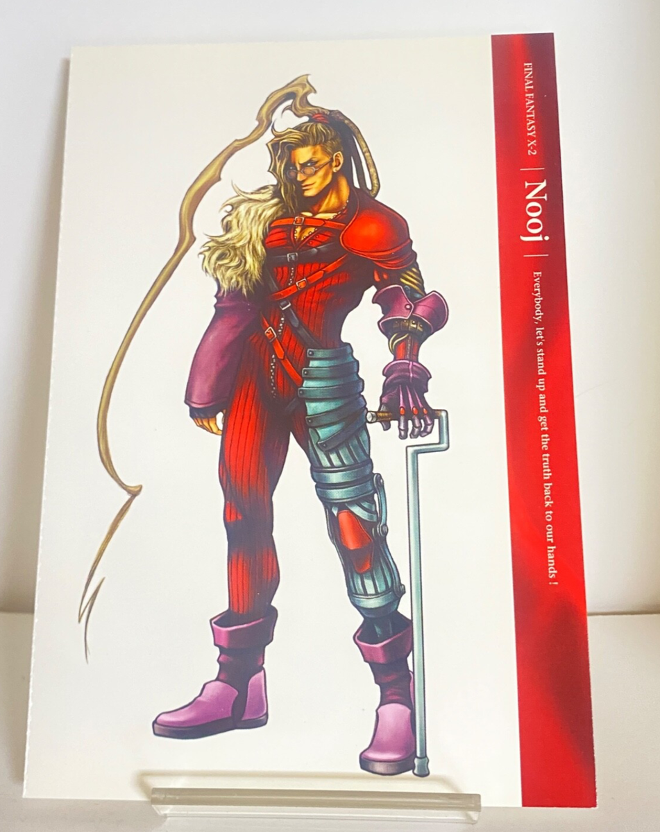 Nooj Final Fantasy X-2 Limited Postcard 2003 Square Enix