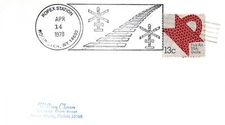 US SPECIAL PICTORIAL POSTMARK EVENT COVER RAILROAD CROSSIING ROPEX STATION 1978
