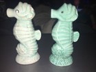Vintage Ceramic Seahorse Salt and Pepper Shaker Set Beautiful — photo 2