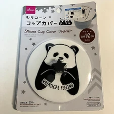 Daiso Silicone Cup Cover Panda Japanese Kawaii Item Unopened