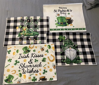 *New in Package* Set of 4 St. Patrick s Day Kitchen Towels