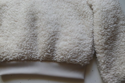 NIKE SPORTSWEAR PLUSH SHERPA FLEECE BOMBER JACKET CU8567-104 - KIDS GIRLS S - Picture 10 of 14