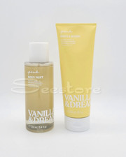 Victoria's Secret Pink Vanilla Dreamy Body Mist Body Lotion New Set of 2