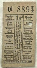 Leeds City Trams Ticket 1�d