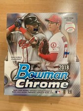 2018 Bowman Chrome Baseball Sealed Hobby Box - OTHANI - ACUNA