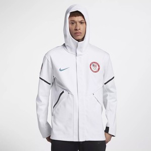 Nuevo Con Etiquetas Nike Tech Fleece Team USA Brisaveloz Chaqueta Para  Hombre Blanco Grande 909530 100 | eBay