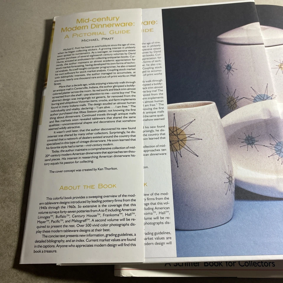 Michael Pratt, Mid Century Modern Dinnerware - 2 Volume Set / SCF Foto 4 de 4