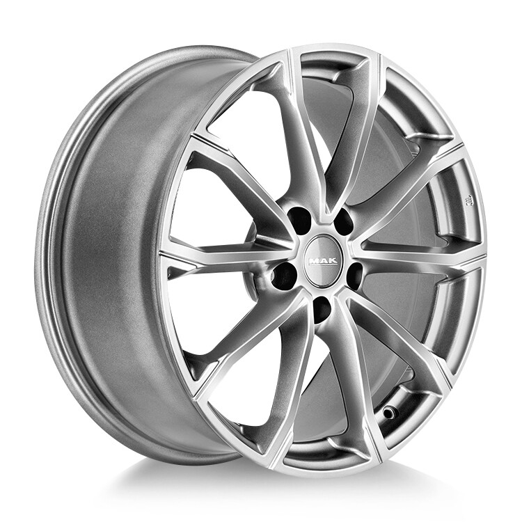4 cerchi in lega NAD MAK DaVinci 7x17 5x110 ET 40 LIGHT TITAN per OPEL