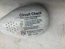 WarmlyYours Warmly Yours SS-01 Floor Heating Circuit Check Continuity B