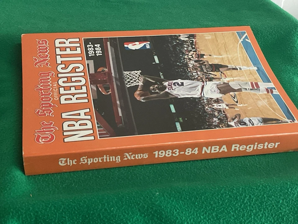 1983 - 1984 OFFICIAL NBA REGISTER THE SPORTING NEWS MOSES MALONE SIXERS MVP HOF - Image 3 of 3