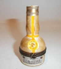 Peint Main Limoges Trinket-Liqueur Bottle 